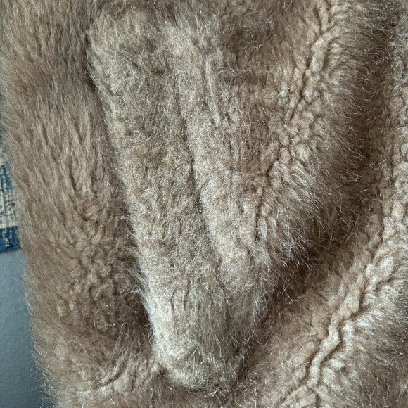 Vtg Small Hansa Branta Stearns Goose Down Parka - Faux Fur, Aztec Detail - Picture 9 of 9